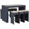 Safavieh Sanders Outdoor Bar Set Home 2 Safavieh Sanders Outdoor Bar Set Home -Safavieh Sales Store 3070761019 RLLD 1