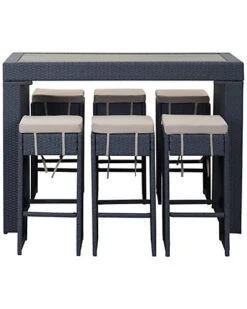 Safavieh Sanders Outdoor Bar Set Home -Safavieh Sales Store 3070761019 RLLD 2