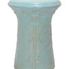 Safavieh Light Aqua Imperial Scroll Garden Stool Home 2 Safavieh Light Aqua Imperial Scroll Garden Stool Home -Safavieh Sales Store 3070853152 RLLD 1