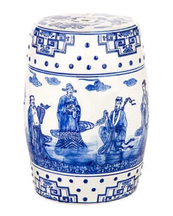 Safavieh Ocean Jewel Chinoiseries Garden Stool Home -Safavieh Sales Store 3070853173 RLLD 2