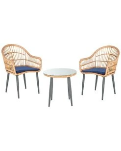 Safavieh Berlen Outdoor 3Pc Lounger Set Home