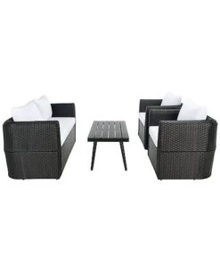 Safavieh Tarien Outdoor 4pc Living Set Home -Safavieh Sales Store 3070931016 RLLD 2