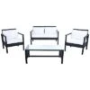 Safavieh Garnen Outdoor 4pc Living Set Home