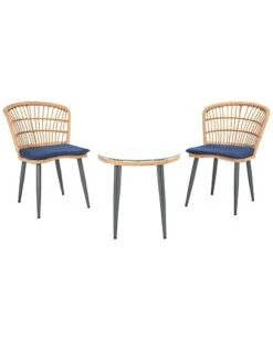 Safavieh Prenza Outdoor 3pc Lounger Set Home