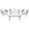 Safavieh Kerson Outdoor 4Pc Rope Living Set Home -Safavieh Sales Store 3070941569 RLLD 1