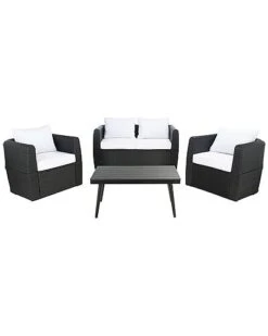 Safavieh Tarien Outdoor 4pc Living Set Home