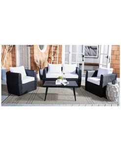 Safavieh Tarien Outdoor 4pc Living Set Home -Safavieh Sales Store 3070941577 RLLD 3