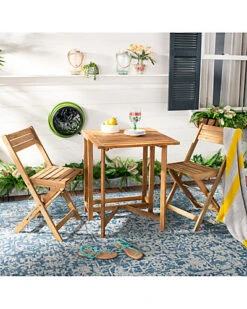 Safavieh Gallo Outdoor Balcony Bistro Set Home -Safavieh Sales Store 3070988788 RLLD 2