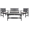 Safavieh Burbank 4pc Outdoor Set Home -Safavieh Sales Store 3070988801 RLLD 1
